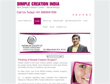 Tablet Screenshot of dimplecreationindia.com